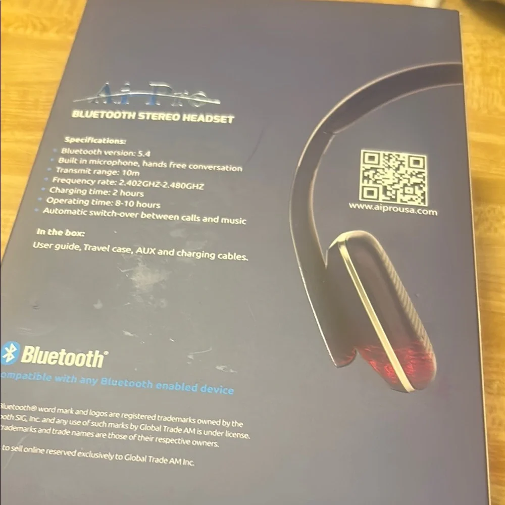 Bluetooth Stereo Headset - Black